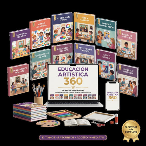 Arte 360 ESO y Bachillerato, mockup del producto