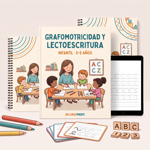 Grafomotricidad y Lectoescritura en Infantil, recurso digital